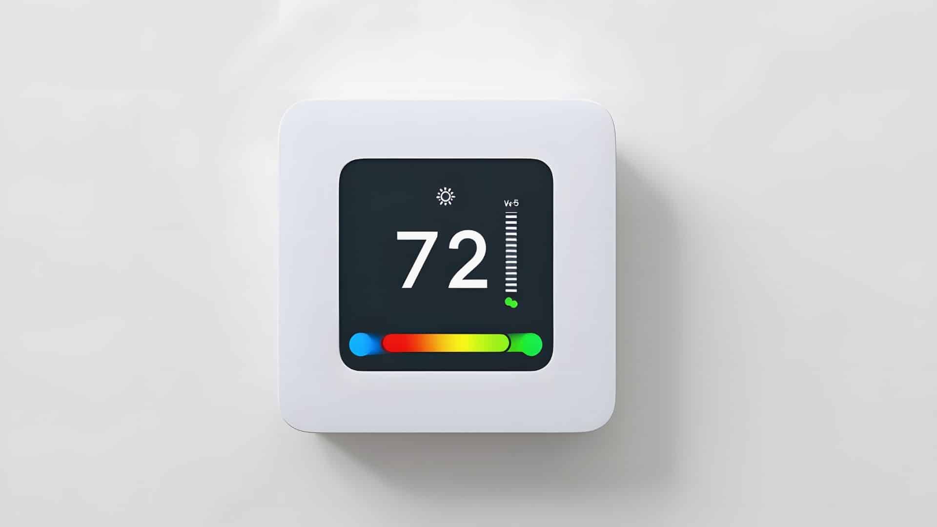 energy-efficiency in michigan thermostat modern house led display